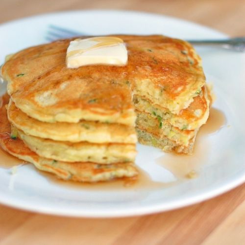 Sweet Zucchini  Pancakes