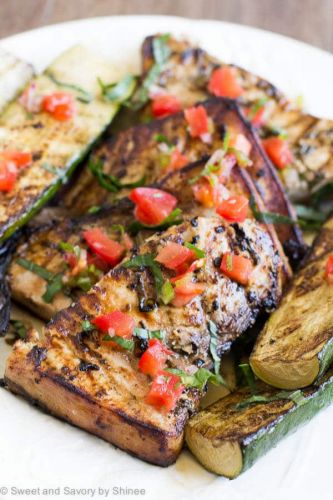 Lime Basil Grilled Swordfish Steaks