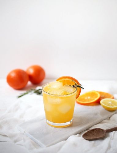 Tangerine Rosemary Mocktail