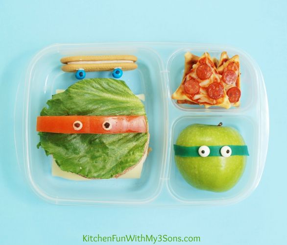 Teenage Mutant Ninja Turtle Bento Lunch