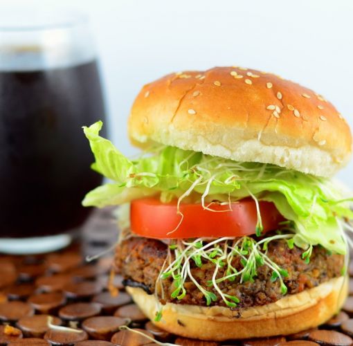 Tempeh Black Bean Burgers