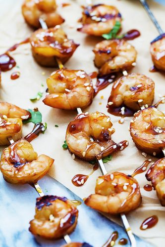 Teriyaki Shrimp Skewers