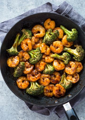 Quick 10 Minute Shrimp Teriyaki Stir Fry