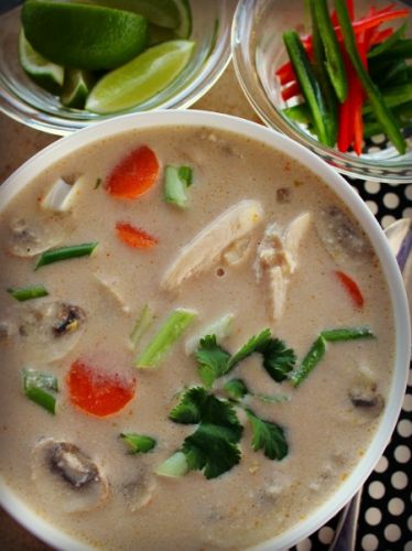 Thai chicken soup