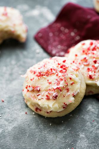 The Softest Peppermint Sugar Cookies