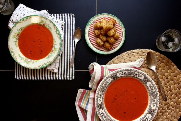 Tomato Zucchini Soup