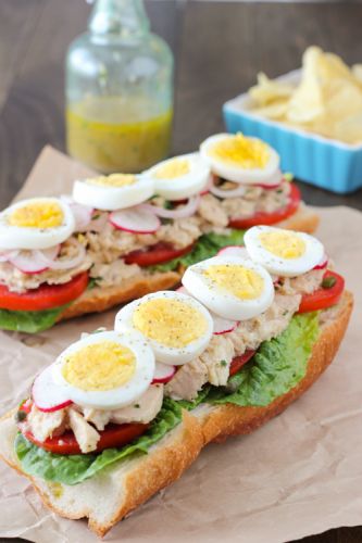 Tuna Nicoise Sandwich