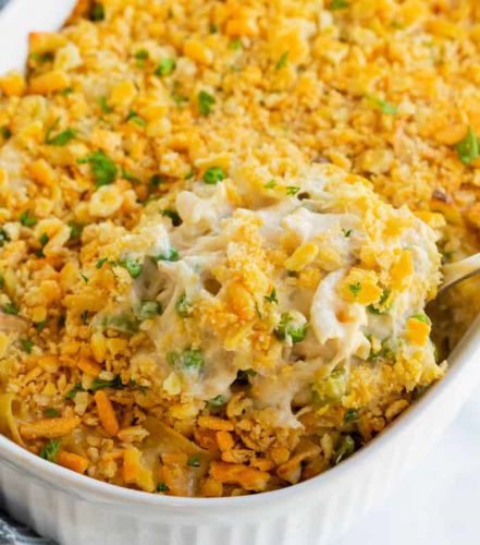 Cheesy Tuna Noodle Casserole