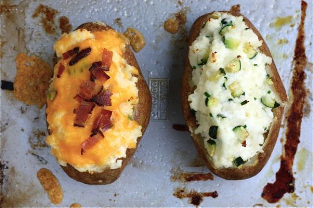 Twice baked potatoes