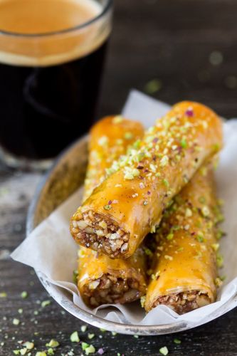 Vegan Baklava Cigars