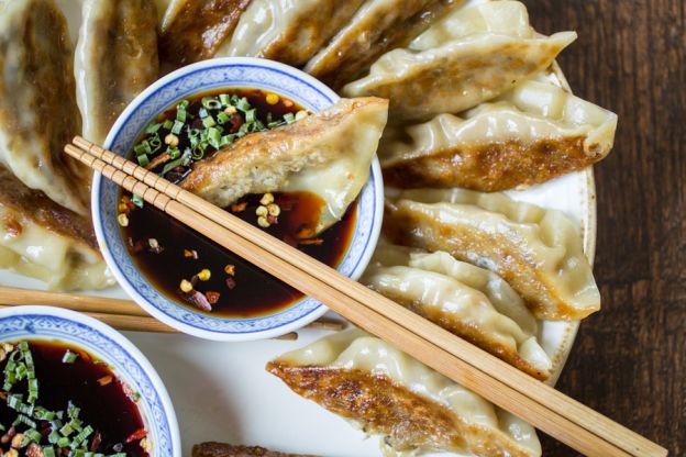 Spicy Sichuan Vegan Potstickers