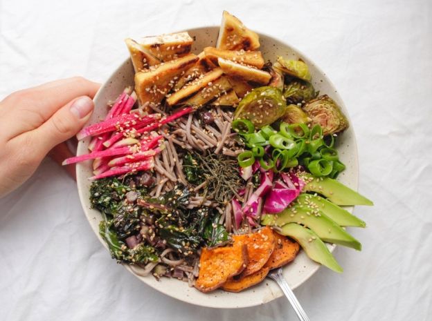 Vegan Soba Noodle Bowl With Sea Vegetables