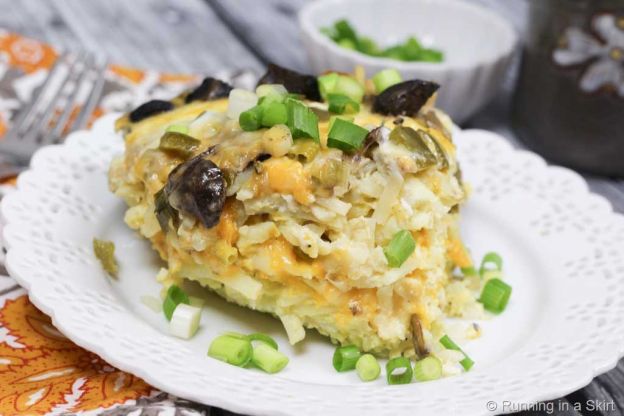 Vegetarian breakfast casserole