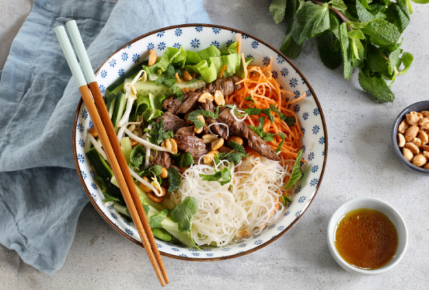 Vietnamese Beef and Noodle Salad