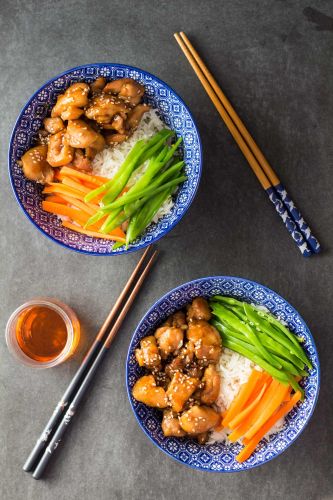 Vietnamese Sticky Chicken Bowl