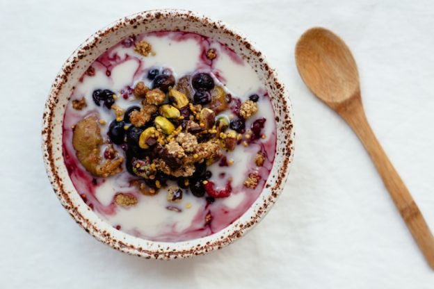 Warm Fruit Bowl and Cashew Milk