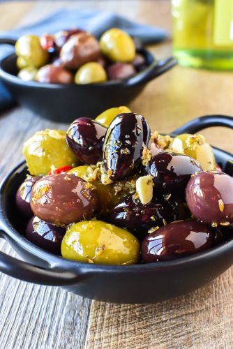 Warm Marinated Olives