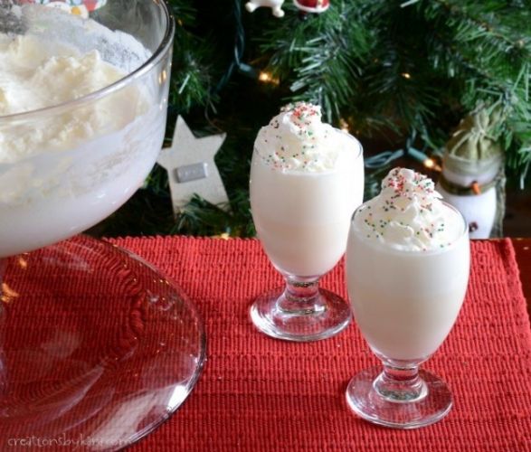 Creamy White Christmas Punch