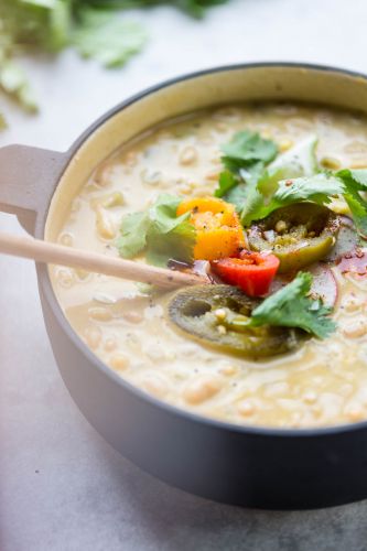 Creamy Vegetarian White Chili