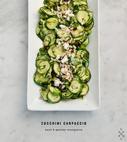 Zucchini Carpaccio Salad