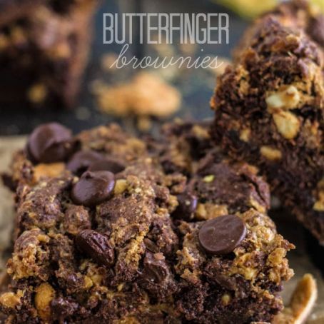 Butterfinger Brownies