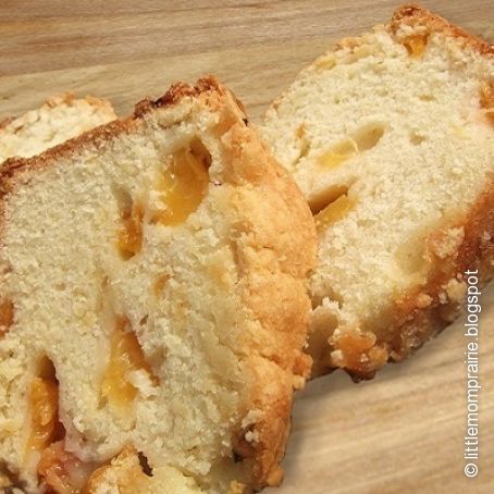 Grilled Peach Pound Cake