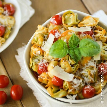 Spicy Skillet Tortellini With Tomatoes